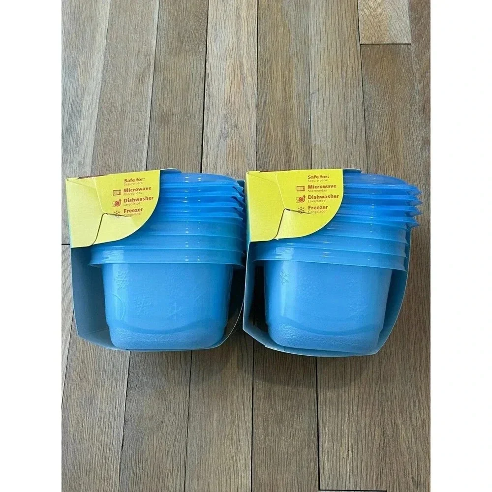 Glad Freezerware 8 Small Containers S With Lids BPA Free Freezer Ware 2 Packs